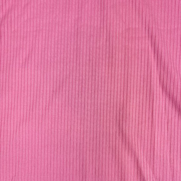 Bibi Bubble Gum Pink Ribbed Criss Cross Halter Neck Top Size XL - Picture 4 of 7